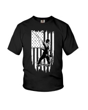 Fishing USA Flag Youth T-Shirt thumbnail
