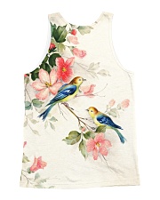 Bird And Flower 2018 All-over Unisex Tank back