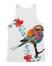 Bird And Flower Full All-over Unisex Tank back
