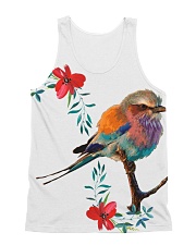 Bird And Flower Full All-over Unisex Tank front