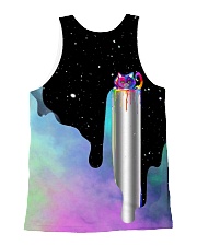 Cat Pain Color All-over Unisex Tank back