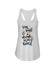 sun sand Ladies Flowy Tank front