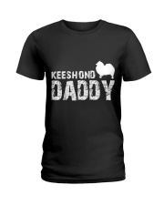 Keeshond Christmas Shirt Ladies T-Shirt thumbnail