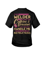 Female Welder - Runs on Youth T-Shirt thumbnail