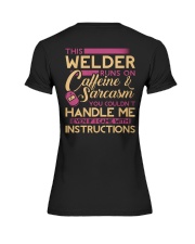 Female Welder - Runs on Premium Fit Ladies Tee thumbnail