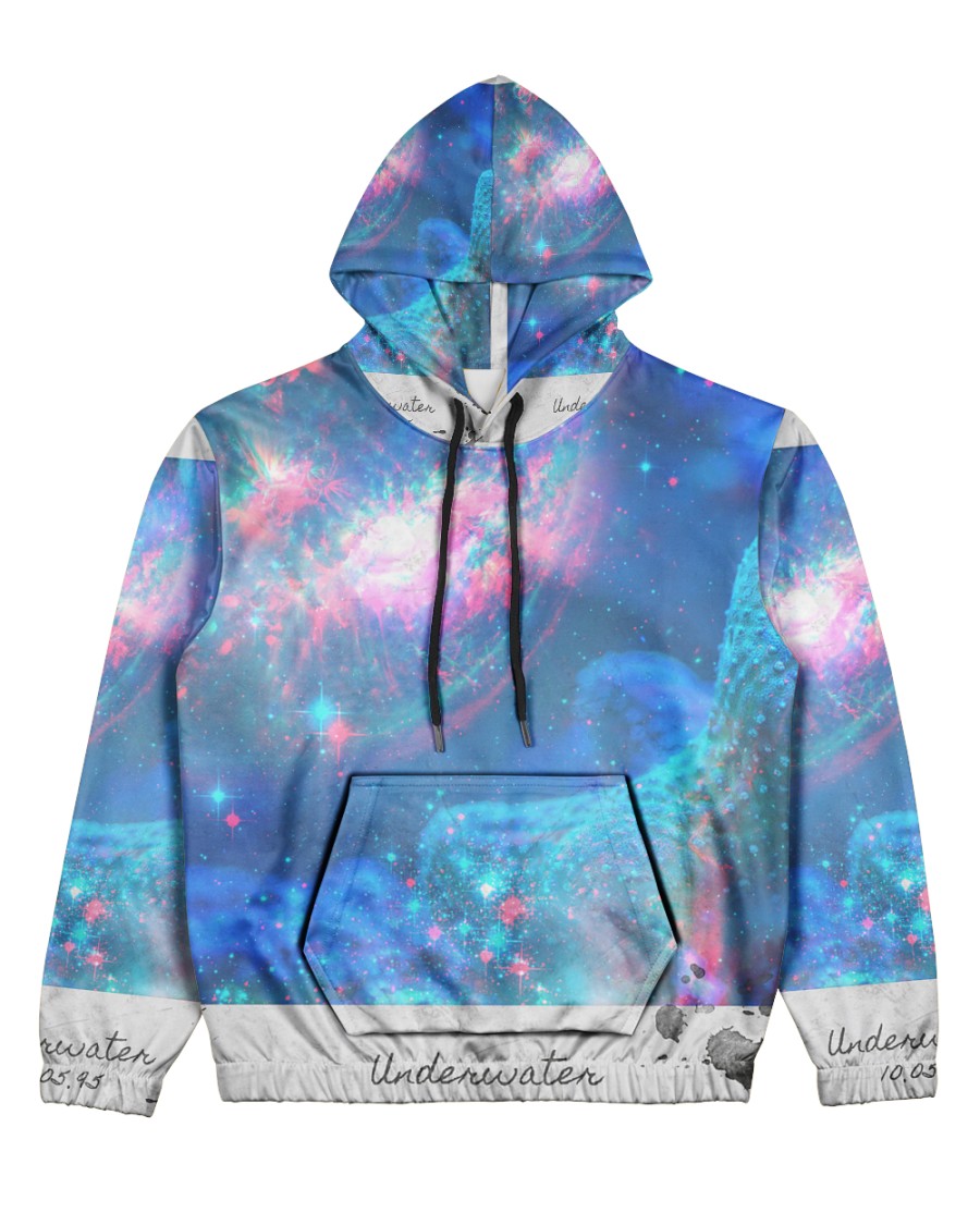 Underwater Sea Creatures Women's All Over Print Hoodie