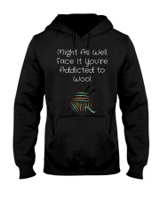 Addicted to Wool Collection for Craft Enthusiasts Hooded Sweatshirt thumbnail