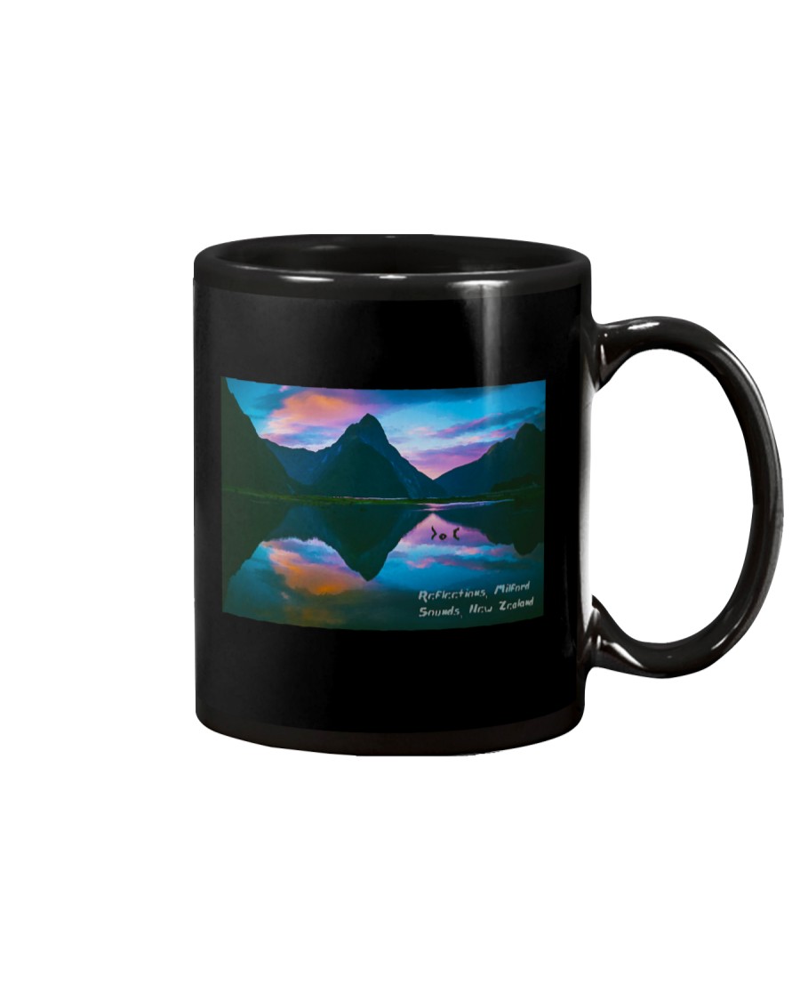 Reflections Milford Sounds New Zealand Mug
