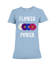 Flower Power Light Square Design Premium Fit Ladies Tee thumbnail