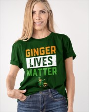 Ginger Lives Matter Dabbing Leprechaun St Patrick's Day Classic T-Shirt apparel-classic-tshirt-lifestyle-front-100