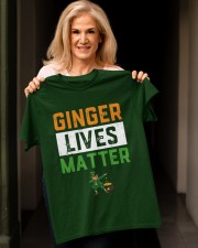 Ginger Lives Matter Dabbing Leprechaun St Patrick's Day Classic T-Shirt apparel-classic-tshirt-lifestyle-front-118