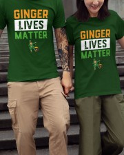 Ginger Lives Matter Dabbing Leprechaun St Patrick's Day Classic T-Shirt apparel-classic-tshirt-lifestyle-front-151