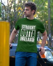 Straight Outta Ireland St Patrick's Day Classic T-Shirt apparel-classic-tshirt-lifestyle-front-44