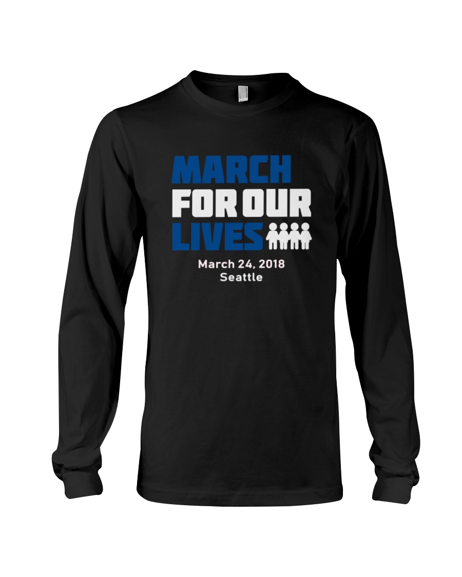 March for Our Lives Shirt Gun Protection Long Sleeve Tee