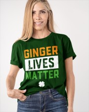 Ginger Lives Matter Shamrock St Patrick's Day Classic T-Shirt apparel-classic-tshirt-lifestyle-front-100