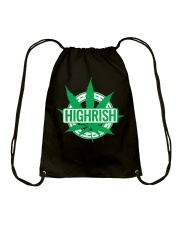 Funny Irish Stoner Shirt Weed Drawstring Bag thumbnail