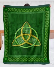 IRISH PROTECTION Large Sherpa Fleece Blanket - 60" x 80" aos-sherpa-fleece-blanket-60x80-lifestyle-front-23