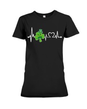Shamrock Heartbeat Premium Fit Ladies Tee thumbnail