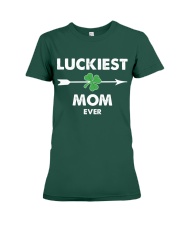 Luckiest Mom Ever Premium Fit Ladies Tee thumbnail