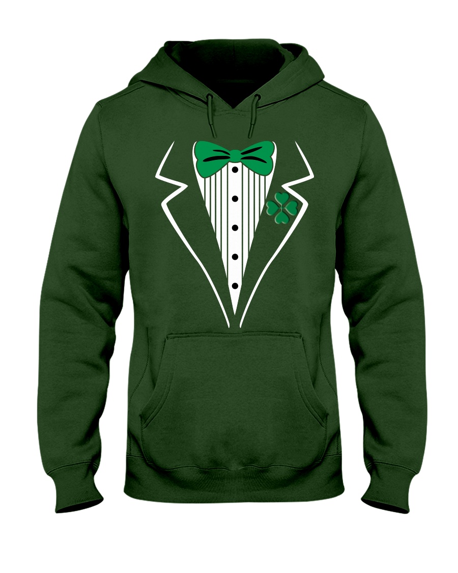 Irish Tuxedo Costume Hooded Sweatshirt