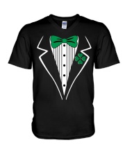 Irish Tuxedo Costume V-Neck T-Shirt thumbnail