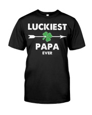 Luckiest PaPa ever Premium Fit Mens Tee thumbnail
