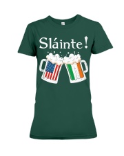 Slainte Shirt Irish Cheers Beer Premium Fit Ladies Tee tile
