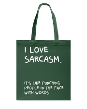 I Love Sarcasm Tote Bag thumbnail