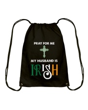 My Husband is Irish Drawstring Bag thumbnail