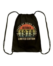 Born October 1979 Limited Edition Bday Gifts 40t Drawstring Bag thumbnail