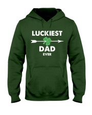 Luckiest Dad ever Hooded Sweatshirt thumbnail