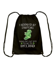 I Googled My Symptoms Ireland Drawstring Bag thumbnail