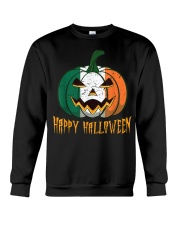 Scarey Ireland Pumpkin Flag Jackolantern Irish Halloween Crewneck Sweatshirt tile