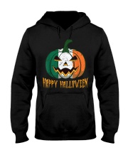 Scarey Ireland Pumpkin Flag Jackolantern Irish Halloween Hooded Sweatshirt tile