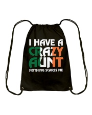 I have a crazy irish aunt Drawstring Bag thumbnail