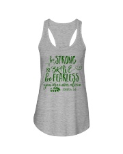 Joshua 1:9 Ladies Flowy Tank tile
