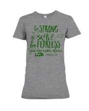 Joshua 1:9 Premium Fit Ladies Tee tile