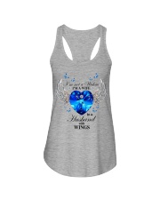 I'm not a widow i'm a wife to a husband with wings Ladies Flowy Tank tile