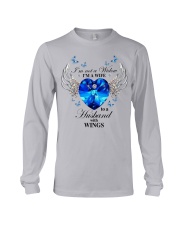 I'm not a widow i'm a wife to a husband with wings Long Sleeve Tee tile