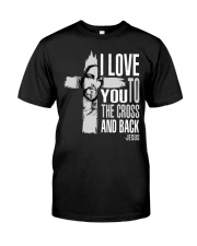 I love you to the cross and back Premium Fit Mens Tee tile