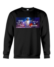 God will carry you though the storm Crewneck Sweatshirt tile