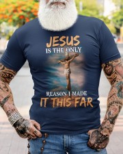 Jesus is the only reason i made it this far Classic T-Shirt apparel-premium-fit-men-tee-lifestyle-front-80