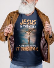 Jesus is the only reason i made it this far Classic T-Shirt custom-t-shirts-classic-lifestyle-front-450
