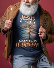 Jesus is the only reason i made it this far Classic T-Shirt custom-t-shirts-classic-lifestyle-front-451