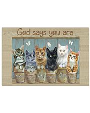 God Says You Are Horizontal Poster tile