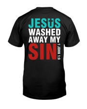 Jesus Washed Away My Sin Premium Fit Mens Tee tile