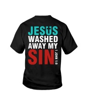 Jesus Washed Away My Sin Youth T-Shirt tile