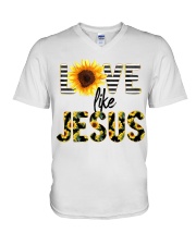Love Like Jesus V-Neck T-Shirt tile