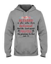 Luke 1:45 Hooded Sweatshirt tile