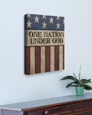 One Nation Under God 16x20 Gallery Wrapped Canvas Prints aos-canvas-pgw-16x20-lifestyle-front-01